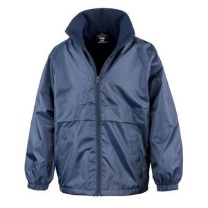Result Core Childrens/Kids Microfleece Lined Jacket / Navy